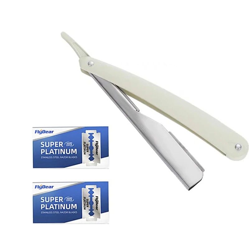Straight Razor Safety - Afeitadora Manual profesional de borde recto,