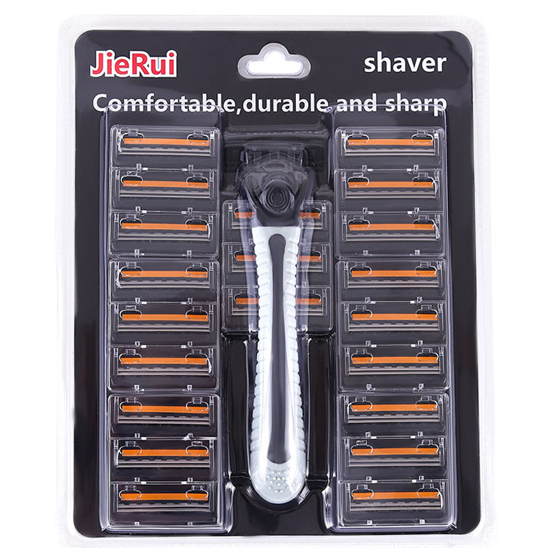 Straight Razor Safety - Cabezales de Múltiples Cuchillas Reemplazables con