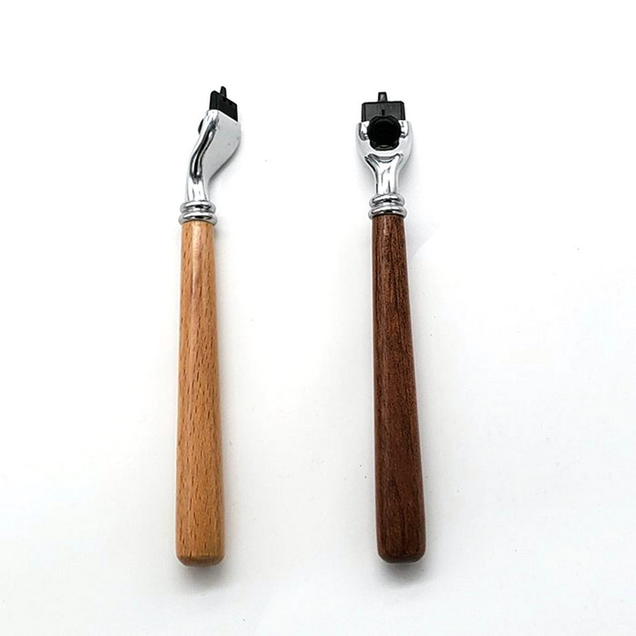 Manijas de afeitar manuales de - Straight Razor Safety reseña y precio